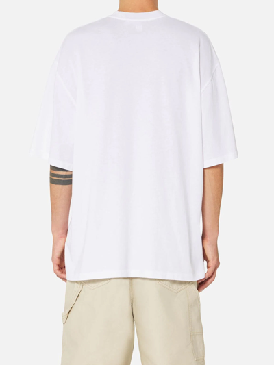 Shop Ami Alexandre Mattiussi White T-shirt With Logo