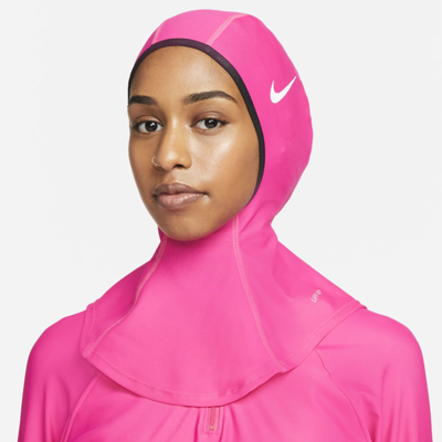 Shop Nike Women's Victory Swim Hijab In Pink