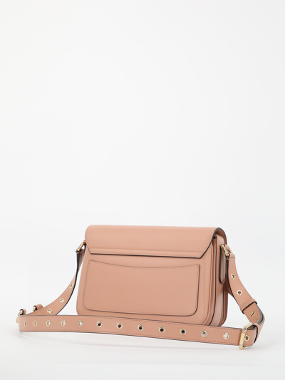 Shop Dolce & Gabbana 3.5 Leather Bag In Nude