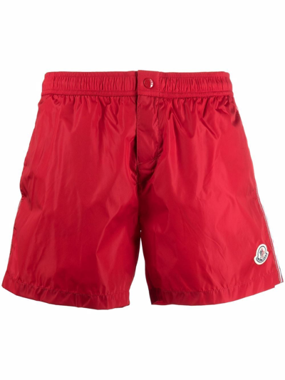 Shop Moncler Sea Clothing Red