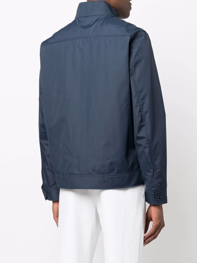 Shop Michael Kors 3-in-1 Zip-up Track Jacket In Blau