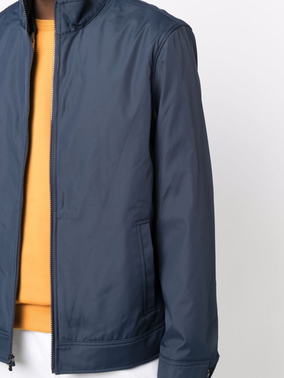 Shop Michael Kors 3-in-1 Zip-up Track Jacket In Blau