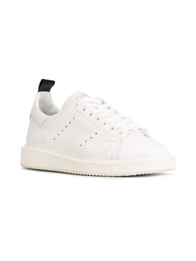 Shop Golden Goose Starter Sneakers In White