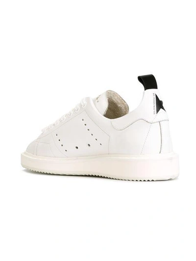 Shop Golden Goose Starter Sneakers In White