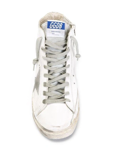 Shop Golden Goose Deluxe Brand Francy Sneakers - White