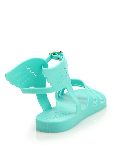 Shop Ancient Greek Sandals Ikaria Jelly Wing Sandals In Turquoise