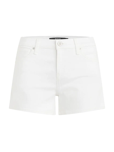 Shop Hudson Women's Gemma Mid-rise Denim Shorts In White