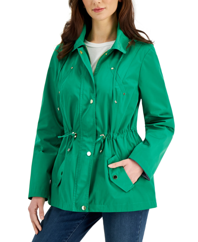 Charter Club Water resistant Hooded Anorak Jacket Created For Macy s In Bright Myrtle ModeSens