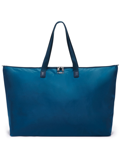 Shop Tumi Voyageur Just In Case Tote In Dark Turquoise
