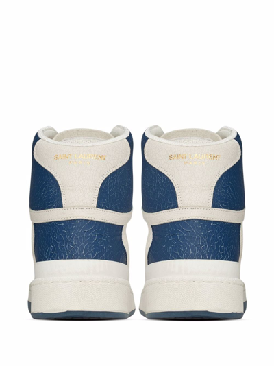 Saint Laurent High-top Sneakers In Weiss