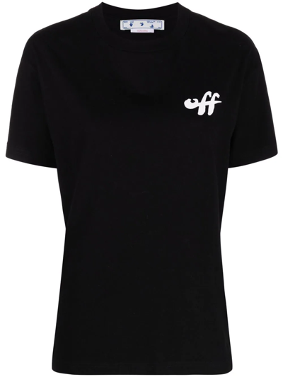 Shop Off-white Arrow Zebra-print T-shirt In Black