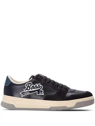 Shop Hugo Boss Chunky-sole Sneakers In Blue