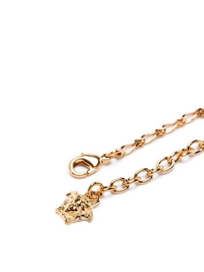 Shop Versace Medusa Head-detail Necklace In Gold