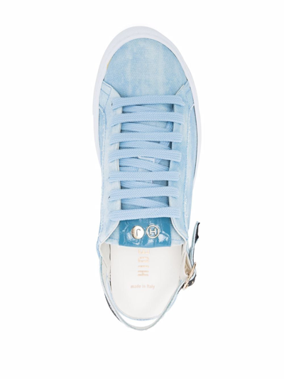 Hide & Jack Sabot Slingback Sneakers In Blau | ModeSens