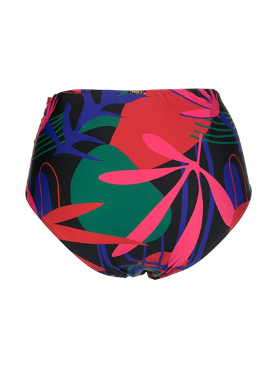 Patbo Rio Bow-detailed Printed Bikini Briefs In Mehrfarbig