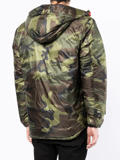 Shop Canada Goose Lodge Camouflage Hooded Jacket In Grün