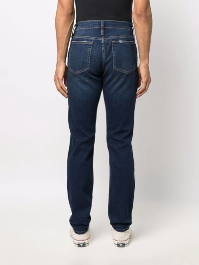 Shop Frame Slim-cut Jeans In Blau