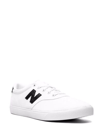 Shop New Balance 55 "white/black" Low-top Sneakers