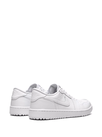 Shop Jordan Air  1 Low Golf "triple White" Sneakers