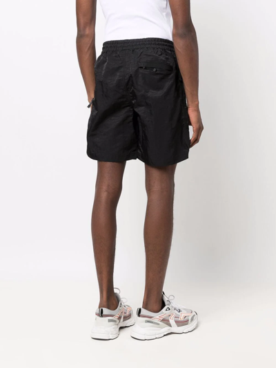 Shop Sunflower Mike Drawstring Shorts In Schwarz