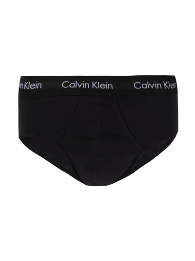 Calvin Klein Logo-waistband Boxers In Black