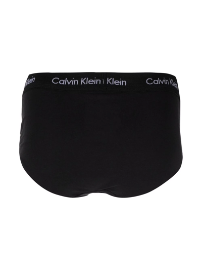 Calvin Klein Logo-waistband Boxers In Black