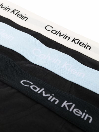 Calvin Klein Logo-waistband Boxers In Black