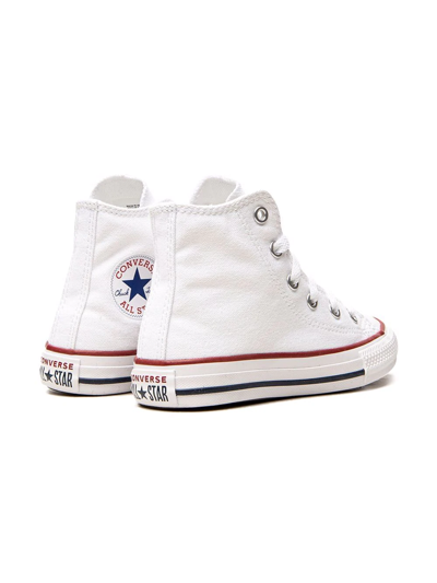 Converse Boys  All Star High Top In White