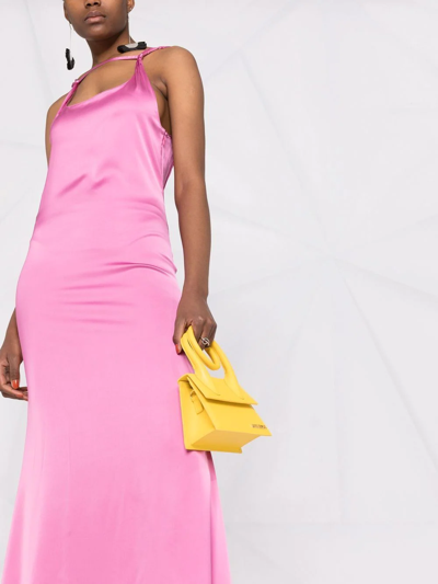 Shop Jacquemus La Robe Mentalo Dress In Pink
