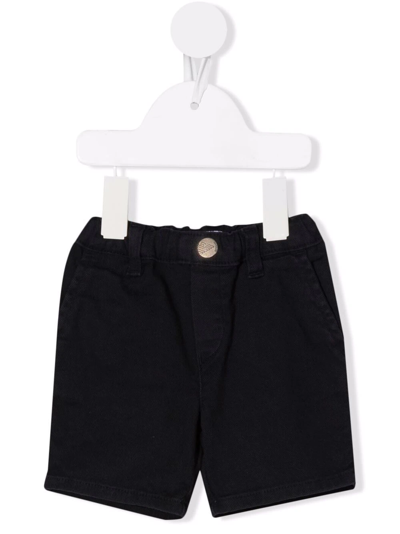 Shop Emporio Armani Slim-fit Denim Shorts In Blue
