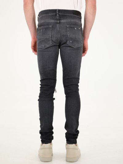 Shop Amiri Jeans Denim Mx1 In Black