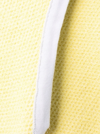 Jacquemus La Robe Sorbetto Cotton Blend Dress In Yellow
