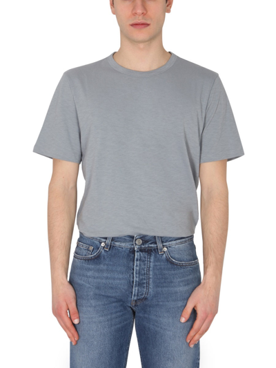 Shop Theory Crew Neck T-shirt In Azure
