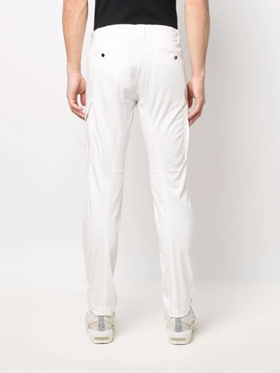 Shop C.p. Company Lens-detail Cargo Trousers In White