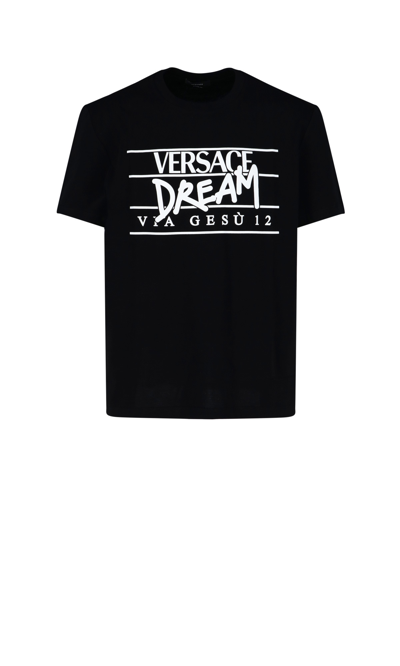 Shop Versace 'dream' Print T-shirt