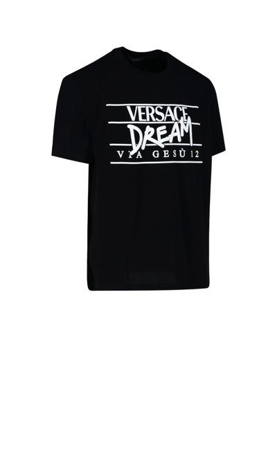Shop Versace 'dream' Print T-shirt