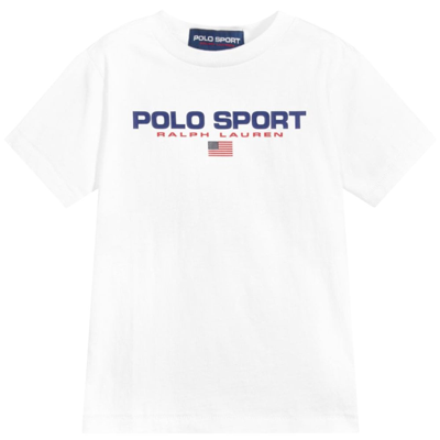 Polo Ralph Lauren Graphic Logo-print T-shirt In White