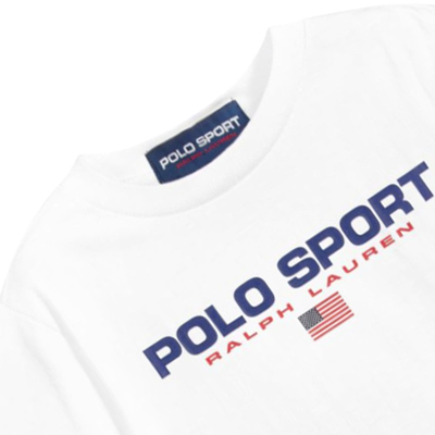 Polo Ralph Lauren Graphic Logo-print T-shirt In White