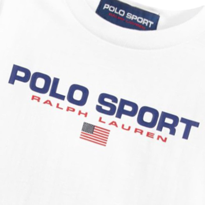 Polo Ralph Lauren Graphic Logo-print T-shirt In White
