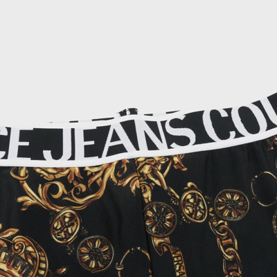Shop Versace 范思哲 Jeans Couture奢侈品女装女士印花紧身裤 71hac101-js008 G89黑色印花 42
