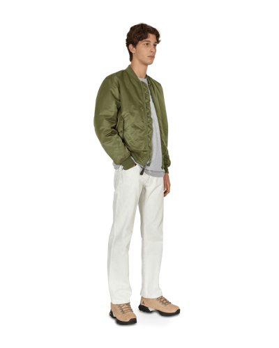 Shop Alpha Industries Ma-1 Bomber Jacket In Sage Green