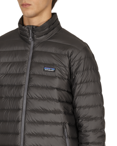 Shop Patagonia Down Sweater Jacket In Forge Grey