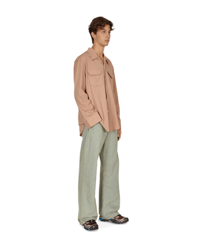 Our Legacy Poco Shirt In Dusty Pink Tech Wool | ModeSens