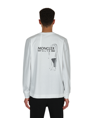 Shop Moncler Genius 6 Moncler 1017 Alyx 9sm Hardware Graphic Longsleeve T-shirt In White