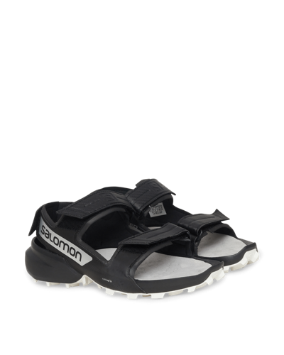 Shop And Wander Salomon Speedhike Sandals In Black