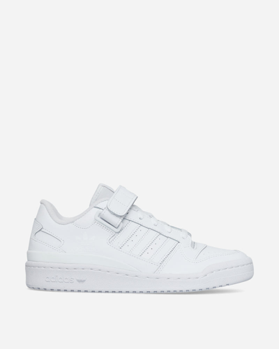 Shop Adidas Originals Forum Low Sneakers In Ftwwht/ftwwht