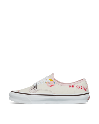 Vans Off-white Javier Calleja Edition Vault Og Authentic Lx Low Sneakers In Brown