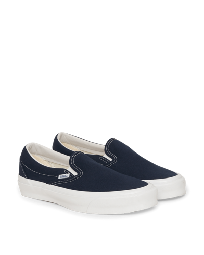 Shop Vans Classic Slip-on Lx Sneakers In Blue