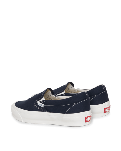 Shop Vans Classic Slip-on Lx Sneakers In Blue