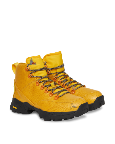 Roa Andreas Lace-up Hiking Boots In Yellow | ModeSens